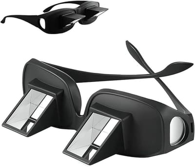 Prismabril - Lazy Glasses - Prism bril - Nekpijn - Geschikt Voor liggend lezen en tv kijken- mobiele telefoon - UniSex - One size - Spiegel met volledig frame - Refractiebril om liggend te lezen en tv te kijken - Luie Leesbril