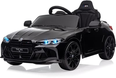 Danky Auto - Sportauto - Elektrische Kinderauto 12V - Zwart - Afstandsbediening - Bluetooth & LED - 3-8j