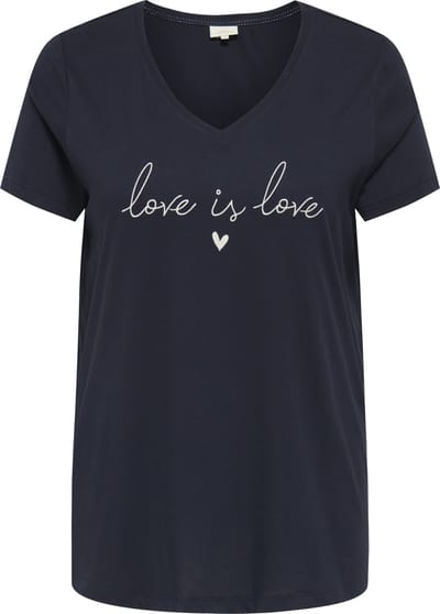 ONLY CARMAKOMA - CARKALLIE LIFE SS V-NECK A-SHAPE TEEJRS - Meisjes - T-shirts