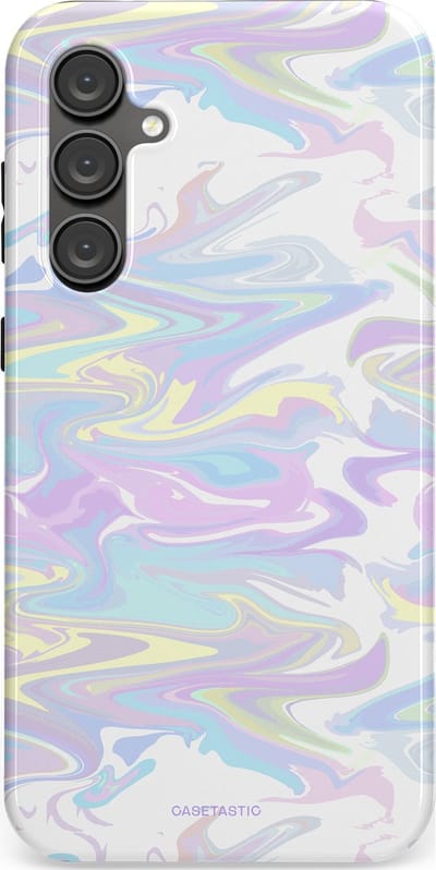 Casetastic Hoesje Geschikt voor Samsung S23 FE - Stijlvolle Beschermende Duo-layer Case - IJsdans van kleur