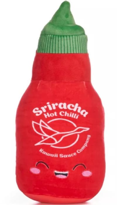 Sriracha Saus Squishy Pluche Knuffel 30 cm - Kawaii Kussen - Speelgoed Knuffels voor Kinderen Jongens Meisjes - TikTok Plush