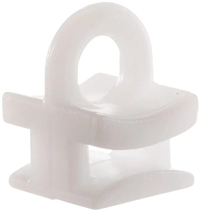 gordijn runners glijders breedspoor - met 6 mm gleuf) rail 10 stuks