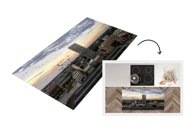 Keukenloper - Loper keuken - Eindhoven - Hotel - Urban - 120x60 cm - Keukenloper vinyl