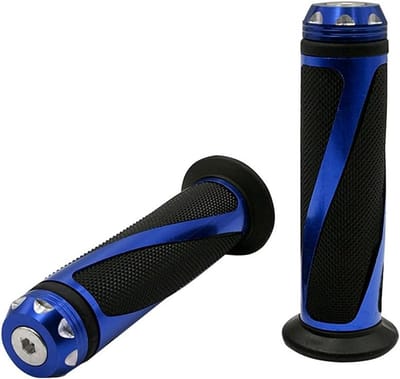 Stuurgrepen Fiets - Handvatten Rubber - Comfortabel Fietsen - Antislip Grip - 22 mm - Blauw