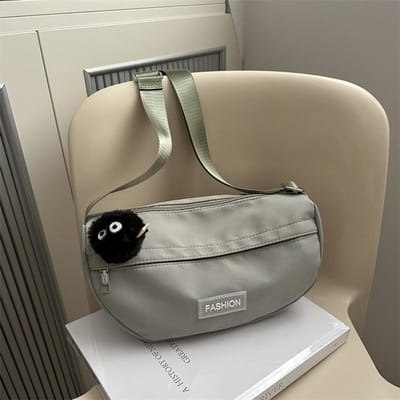 Sac Décontracté Tendance Grande Capacité Printemps Nouveau Sac Bandoulière Mon Épaule Tendance Style Coréen Sac Dumpling Polyvalent Sac pour Femmes Separate bag gray