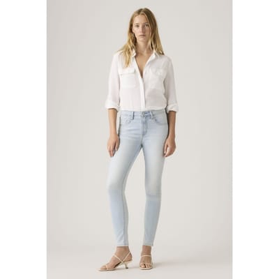 Levi's 721™ High Rise Skinny Lightweight Jeans Size: W27L30 | Skinny Outlet | Dames | Blauw