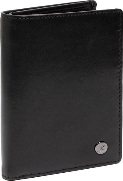 The Chesterfield Brand Leren Portemonnee Manerba Wallet Black Zwart