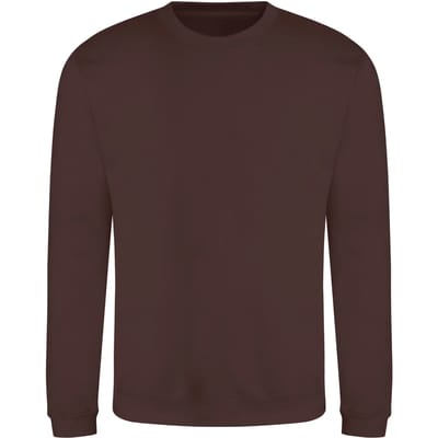 Just Hoods - AWDis Sweat - Chocolate Fudge Brow maat XS