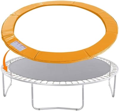 Beschermkussen - Beschermingspads Randafdekking Trampoline - Trampoline Randbescherming 183 cm Diameter, Veerafdekking, Veiligheidspad, UV-bestendig, Onscheidbaar - Oranje