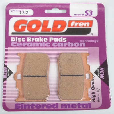 Plaquette de frein Gold Fren pour Moto Nova Legends Etrier 4 Piston AVG Neuf