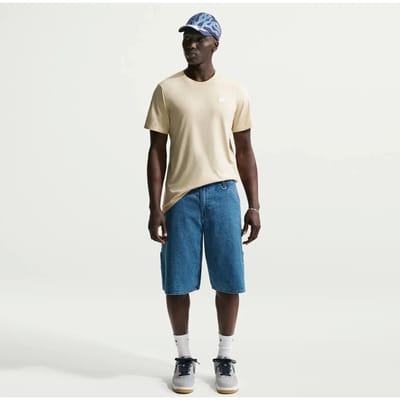 Nike Sportswear Club Heren T-shirt Ar4997-229 - Kleur Bruin - Maat M