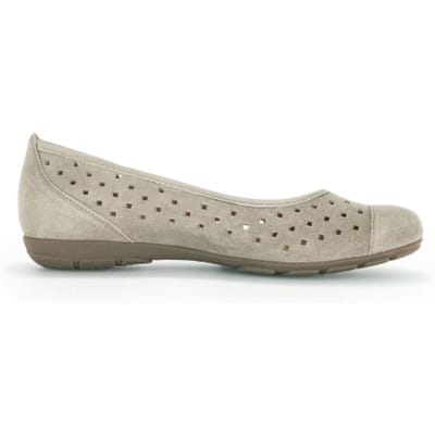 Gabor 24.169.31 - dames ballerina - Grijs - maat 40.5 (EU) 7 (UK)