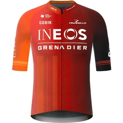 Castore Fietsshirt met korte mouwen en doorlopende ritssluiting voor heren (Rood)