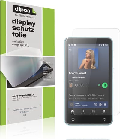 dipos – 4x Matte Beschermfolie geschikt voor innioasis G1 | Krasbestendige & antireflecterende Screenprotector Ultra-Thin
