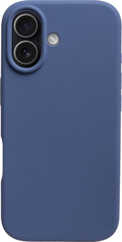BMAX Siliconen hard case hoesje voor iPhone 17 - Hardcover - Apple - Back cover - Backcover - Beschermhoesje - Telefoonhoesje - Hard case - Telefoonbescherming - Donkerblauw