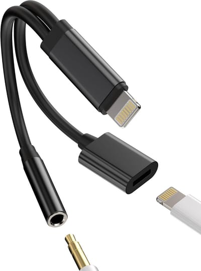 Adapter voor 3.5mm Jack en Opladen (2 in 1) - Geschikt voor iPhone en iPad - AUX Dongle en Oortelefoon Accessoires