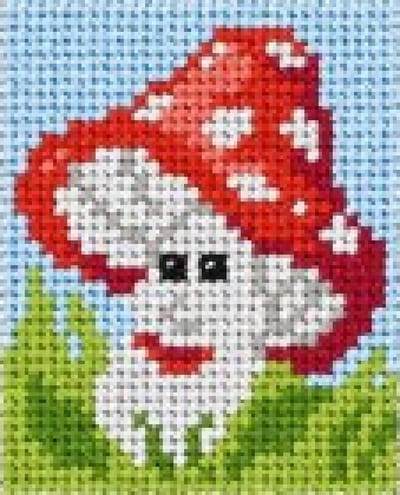 Borduurpakketje MY FIRST EMBROIDERY - Orchidea - RAKET - borduren voor kinderen
