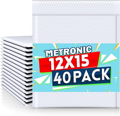 Bubble Mailers 30x30 cm - 40 stuks - Waterdichte Gewatteerde Enveloppen - Onzichtbare Verzendoplossing voor Kleding Boeken Sieraden