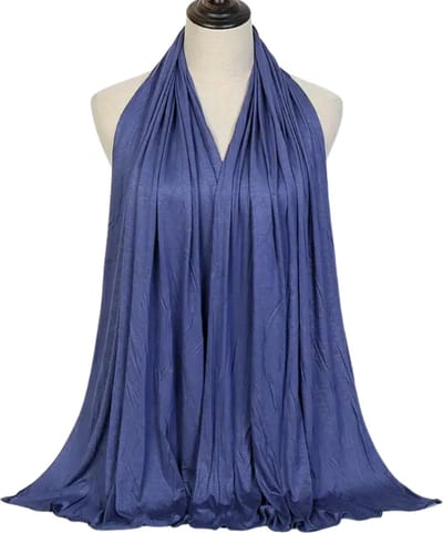 Bovista Hoofddoek - Hijab - Dames - Abaya - Sjaal - Islamitische Kleding - Moslim Kleding - Alhamdulillah - Grijsblauw
