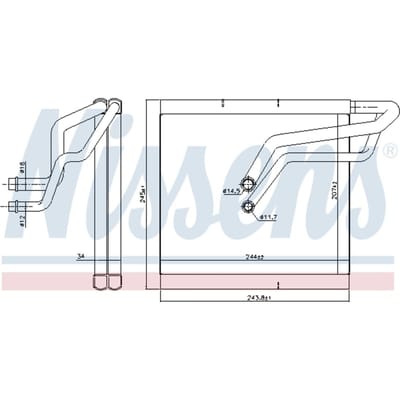 Verdamper, airconditioning NISSENS 92366