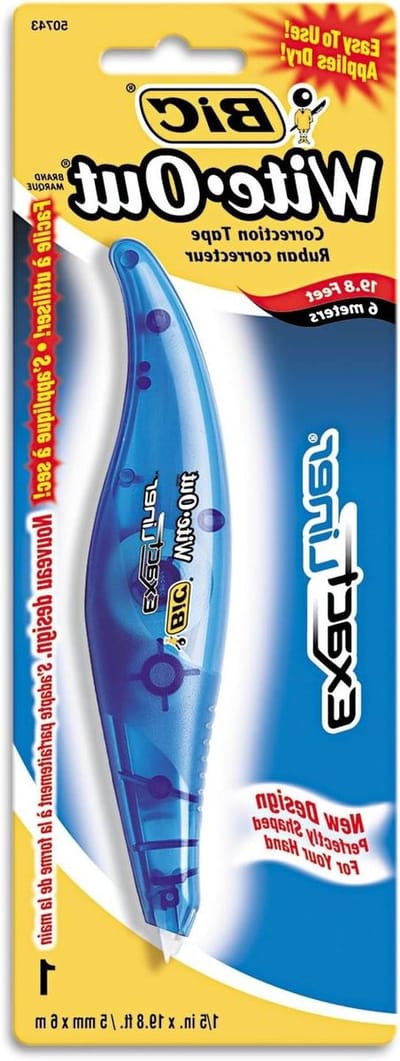 Correctie Tape Pennen - Wegwikkelaar Pen - Fouten Maken - Comfort Grip - 12 Stuks - Wit