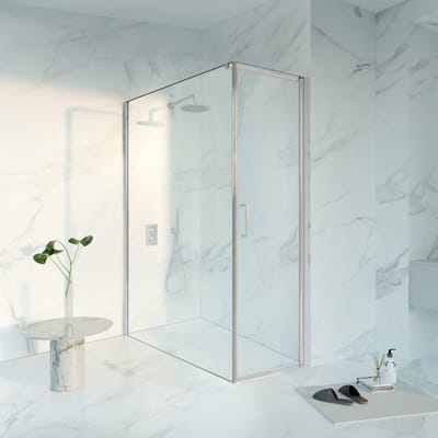 FugaFlow Eccelente Vetro Douchecabine - 60x160x200 - Profiel veiligheidsglas - anti kalk - chroom
