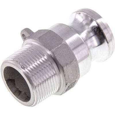 Camlock DN 32 (1 1/4'') Koppeling AluminiumR 1 1/4'' met buitendraad Type F MIL-C-27487