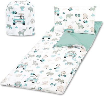 kinderen met kussen en ritssluiting voor baby 3-7 jaar - kinderslaapzak binnen voor kinderdagverblijf kleuterschool dekenslaapzak Oeko-Tex