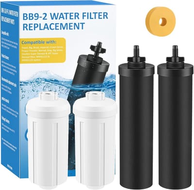 Waterfilter vervangingsset voor Berkey systemen - 4 stuks