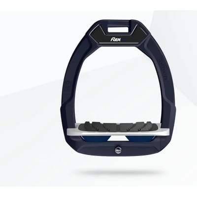 Veiligheidsstijgbeugels Paardrijden Hellend Grip Blauw/Grijs/Marine Flex-On Safe-On