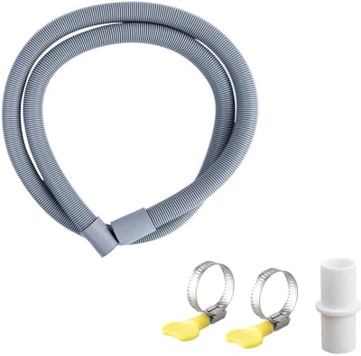 Dailygoods- Afvoerslang 1,5 m - Afvoerslang Vaatwasser - Afvoerslang Wasmachine - Rubber Seal - Versterkte Plastic - Flexibel Ontwerp - Afvoerbuis