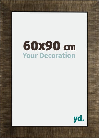 Your Decoration - Fotolijst 60x90 cm - Hout - Champagne Geborsteld - Leeds