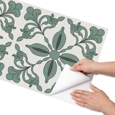 Coloray Meubel Wrap Folie - Groente Meubelfolie - 50x100 cm - Decoratiefolie Zelfklevend Bloemenpatroon - Meubelfolie Zelfklevend - Boho Meubelfolie - Wrapfolie Keuken - Wanddecoratie - Achtergronden en patronen