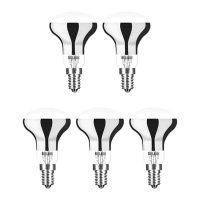 Modee E14 Halogeen Lamp Dimbaar 28W ECO - 370lm - 2700K - Warm Wit - ECO Halogeen Reflectorlamp R50 - 5 stuks
