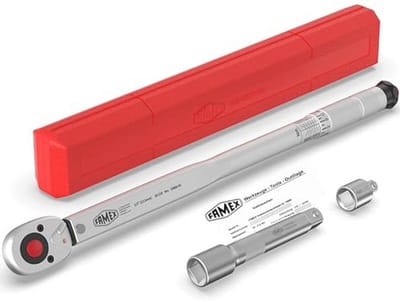 Momentsleutelset 1/2 inch - 30-210 Nm - 3-delig met kalibratiebewijs