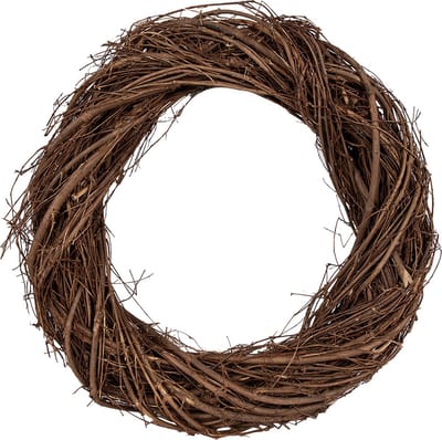 Clayre & Eef Krans Ø 35 cm Bruin Hout
