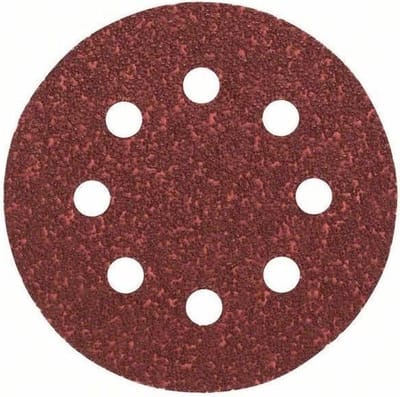 Bosch 5-delige schuurbladset voor excenterschuurmachines 115 mm - korrel 40