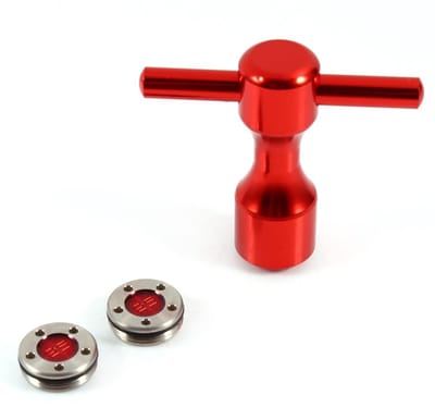 Allecto - Putter Gewicht Wrench Set - 2 Gewichten voor Golfputters - Verstelbaar en Precisie - Handig voor Golf - Accessoire voor Scotty Cameron - ...