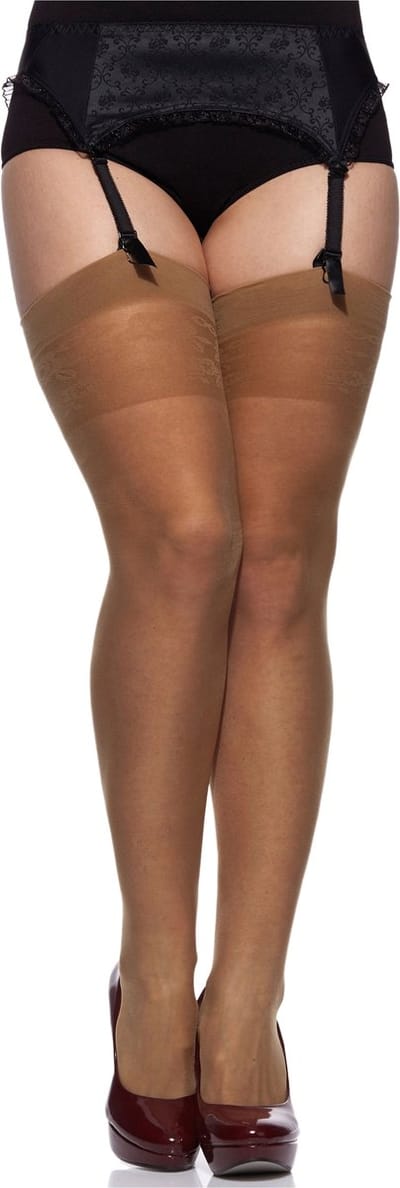 Merry Style Dames Hold-Up Kousen - 20 Denier - licht glanzend - elastisch - Polyamide - MS-GB-167 - Beige - XL-XXL