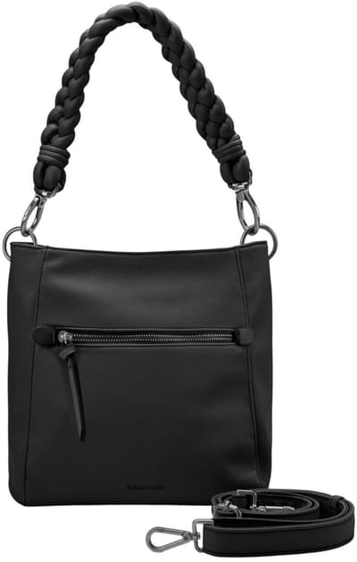 FREDsBRUDER Schoudertas Good Vibes Only Midi Hobo Bag Black Zwart