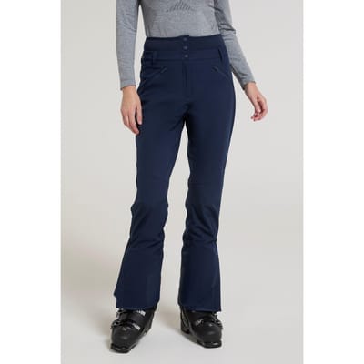 Mountain Warehouse Dames/Dames Avalanche RECCO Hoge Taille Skibroek (Donkerblauw)