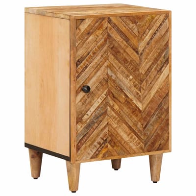 vidaXL - Badkamerkast - Bruin - 38 - x - 33,5 - x - 58 - cm - Massief - Mango - Hout