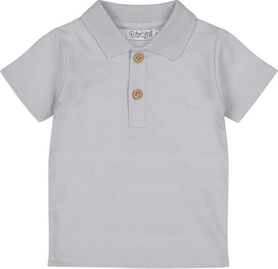 Dirkje Jongens Poloshirt - Light blue