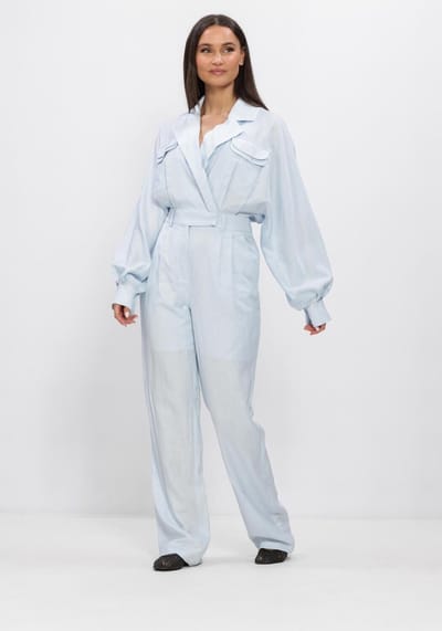 Ibana Ocea Jumpsuits Dames - Lichtblauw - Maat 34