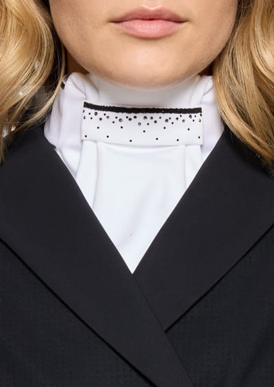 Samshield SS26 Plastron Crystal Fabric Zwart M
