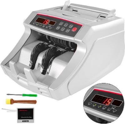 EML STORE Geldtelmachine - Geldteller - Nep-Bankbiljettendetector - Safescan - 1000 Biljetten per minuut