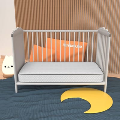 Hypoallergeen Wiegmatras 50 x 120 cm - 12 cm Hoog, Medisch Ondersteunend en Mijtdicht