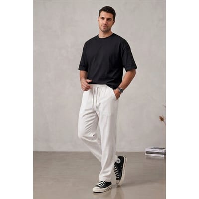 Heren Rechte Woven Broek
