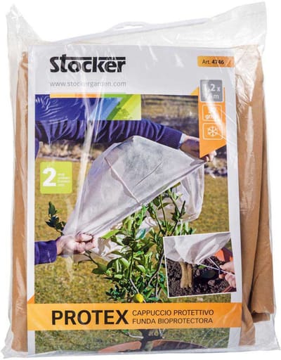 Stocker Protex Met Touw 30g/m2 Plantenhoes 2x2.4 M 2 Eenheden Transparant