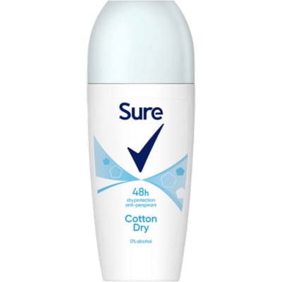 Sure Roll-On Deoderant 48h Cotton Dry - 50ml